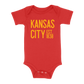 Kansas City EST 1838 Baby One Piece | Red