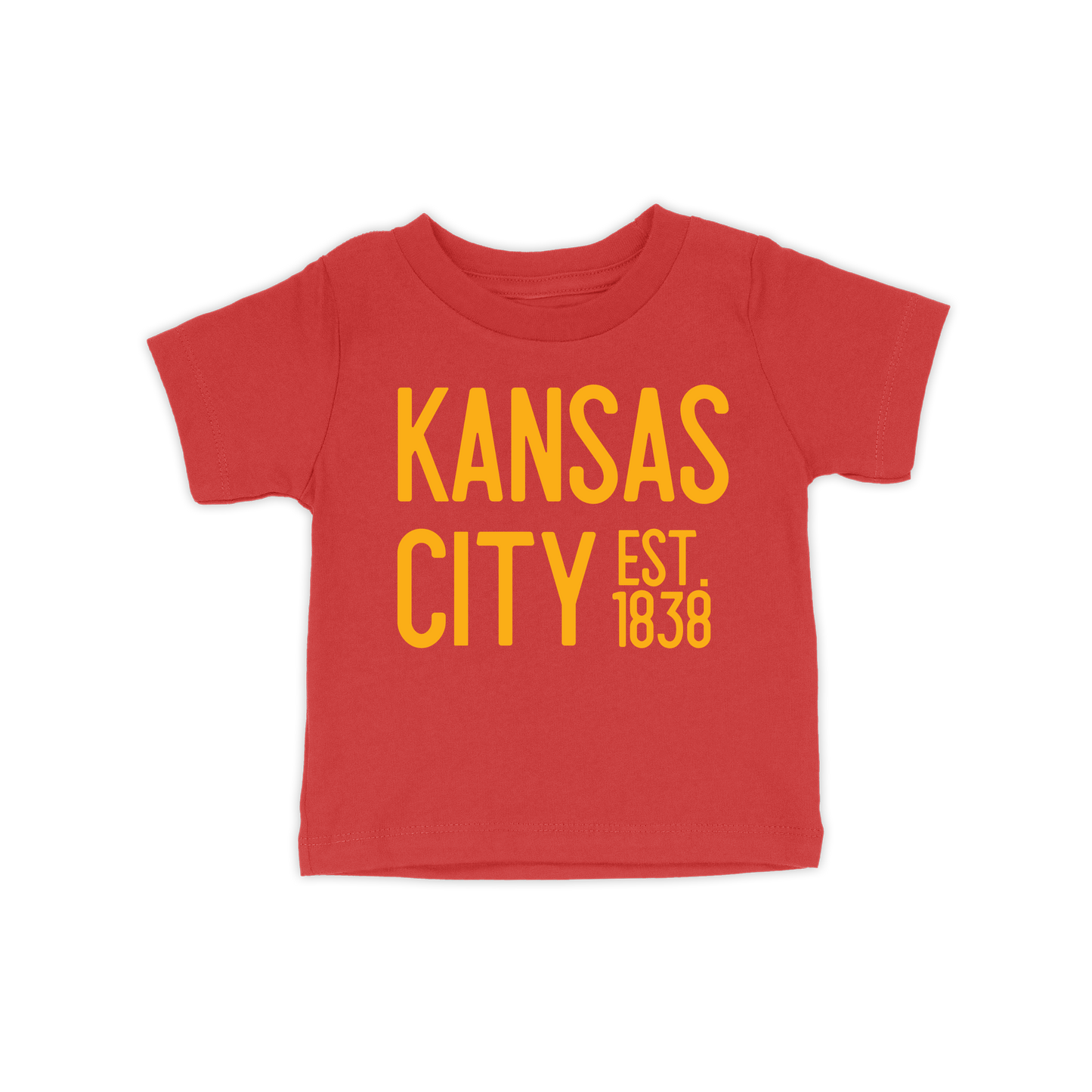 Kansas City EST 1838 Toddler Tee | Red