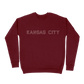 Kansas City Outline Sweatshirt - Maroon