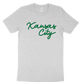 Kansas City Script Tee - Light Grey