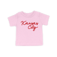 Kansas City Script Toddler Tee | Light Pink