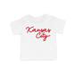 Kansas City Script Toddler Tee | White Red
