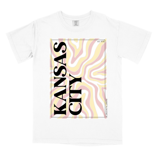 Kansas City EST 1838 Retro CC Tee | White