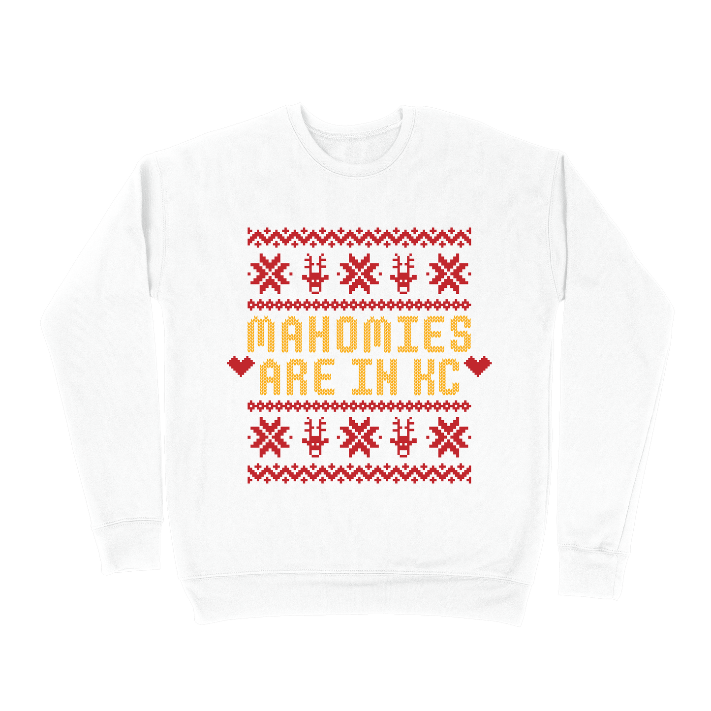 Mahomies Are In KC Tacky Sweatshirt - White