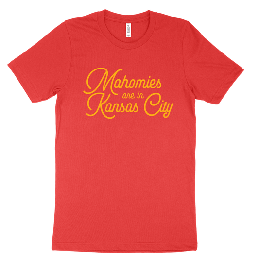Mahomies Are In Kansas City Tee - Red