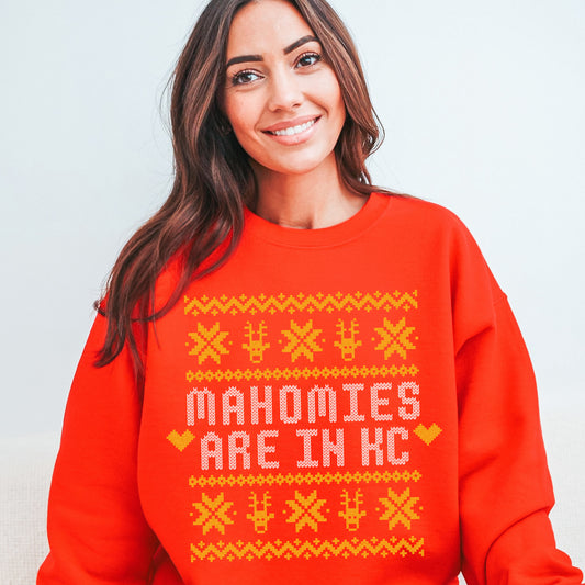 Mahomies Are In KC Tacky Sweatshirt - Red