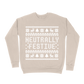 Neutrally Festive Tacky Sweatshirt - Sand
