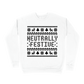 Neutrally Festive Tacky Sweatshirt - White