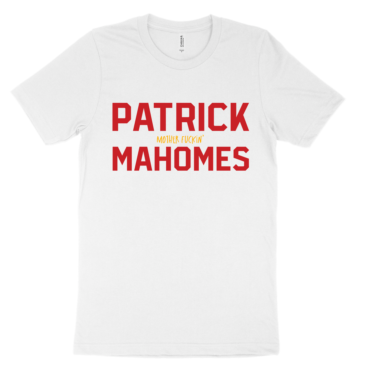 Patrick Mother Fuckin' Mahomes Tee - White