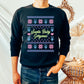 Santa Baby Gorgeous Sweatshirt - Black