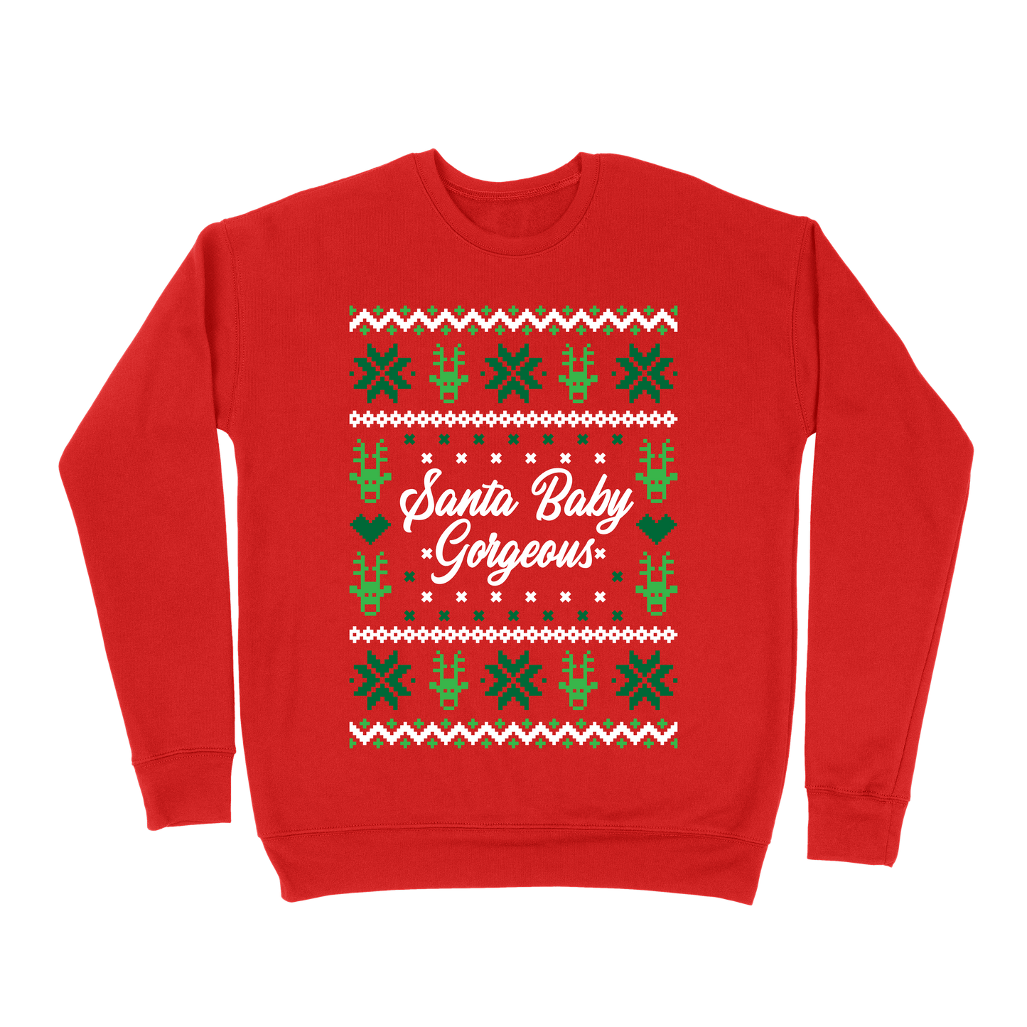 Santa Baby Gorgeous Sweatshirt - Red