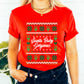 Santa Baby Gorgeous Tee - Red
