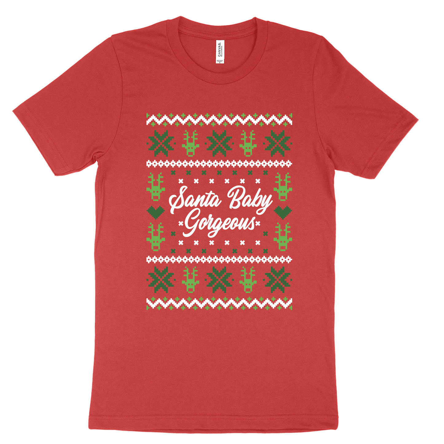 Santa Baby Gorgeous Tee - Red