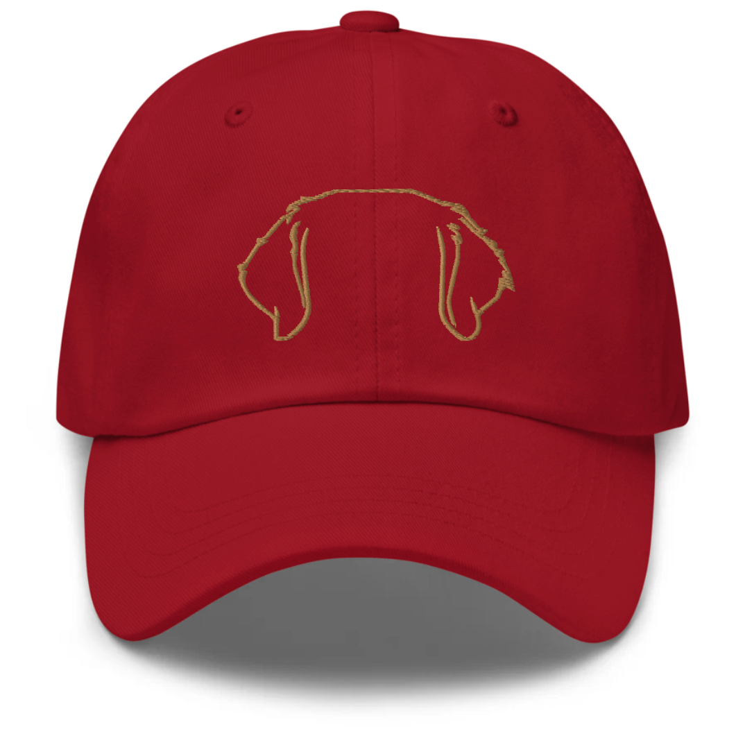 Golden Retriever Dog Ears Dad Hat - Multi