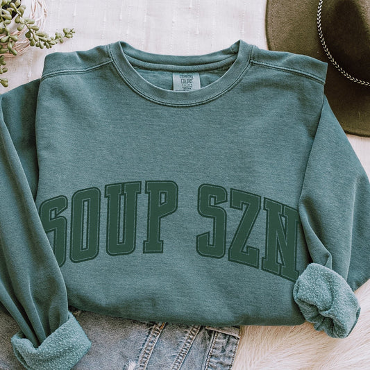 Soup Szn CC Sweatshirt - Blue Spruce
