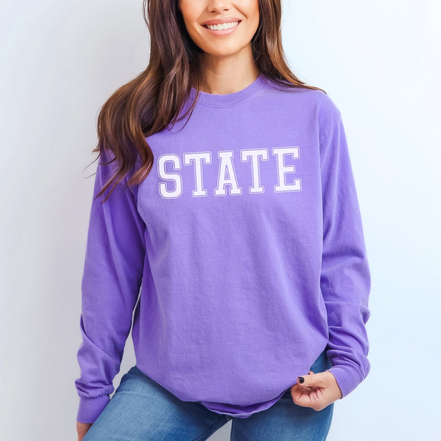 State CC Long Sleeve - Violet