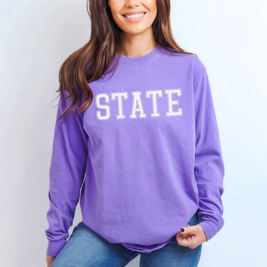State CC Long Sleeve - Violet