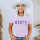 State Tee - Lilac