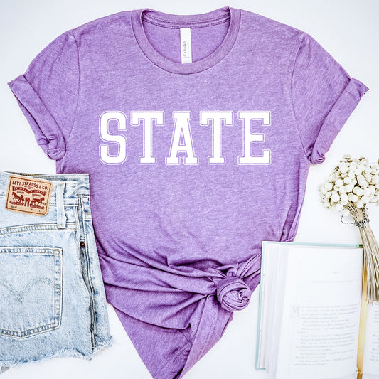 State Tee - Purple
