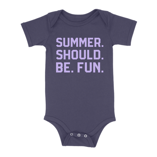 Summer. Should. Be. Fun. Baby - Navy