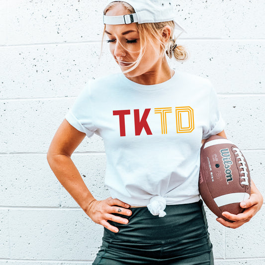 TKTD Tee - White Multi