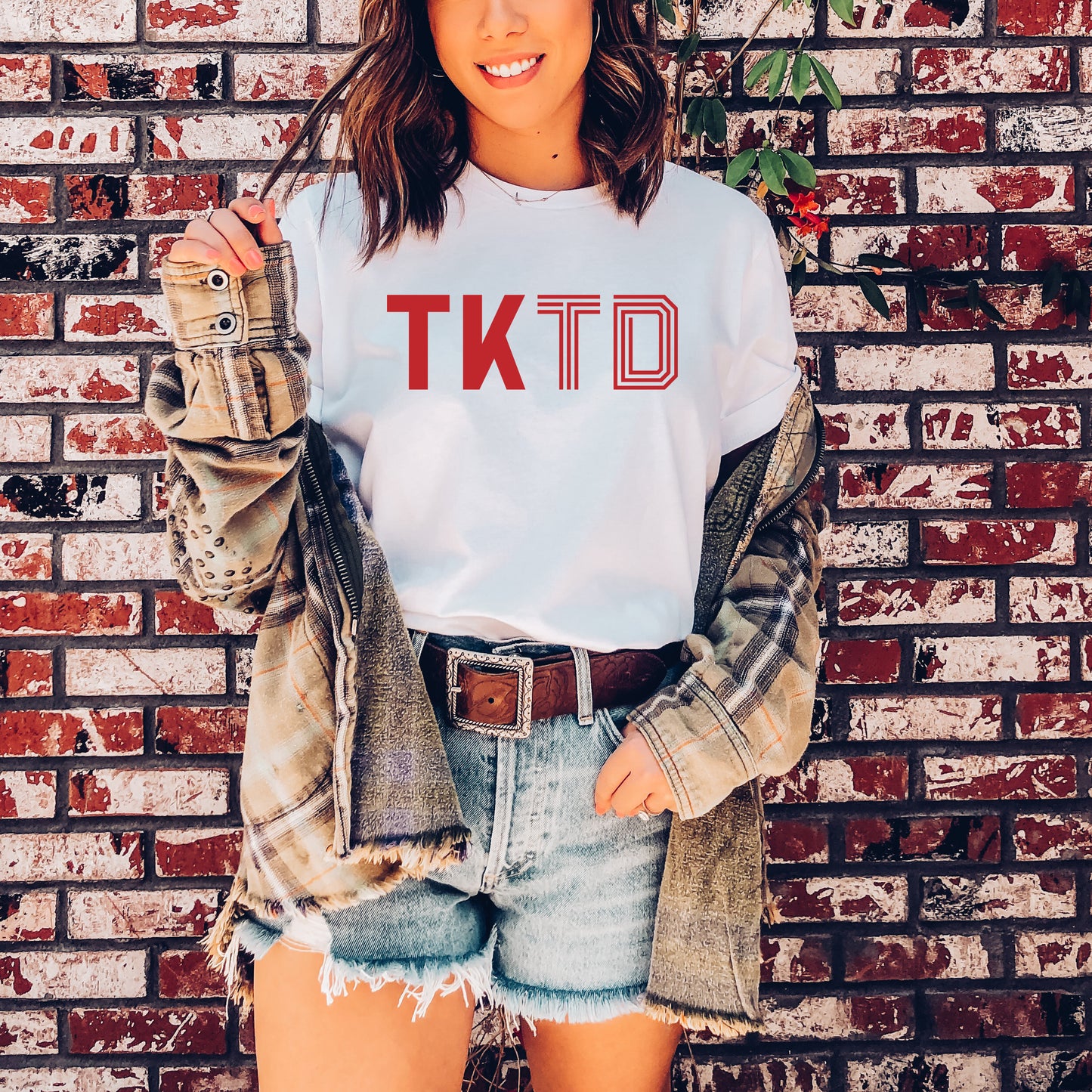 TKTD Tee - White Red