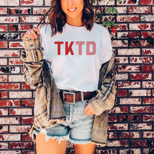 TKTD Tee - White Red
