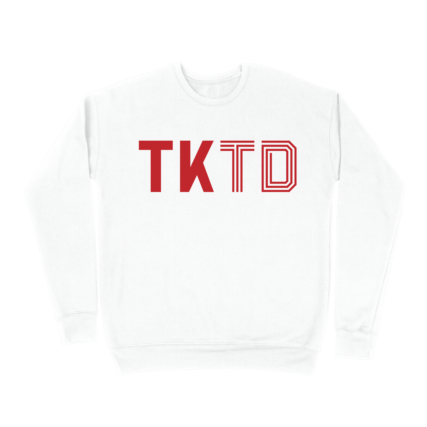 TKTD Sweatshirt - White Red