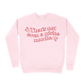 That's Not Even A Niche Noodle Sweatshirt - Light Pink