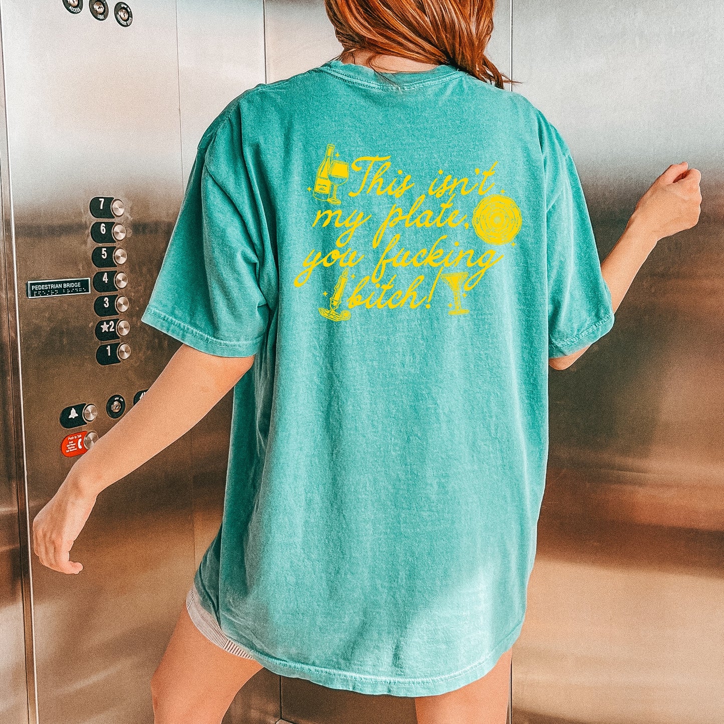 The Quiet Woman CC Tee | Light Green