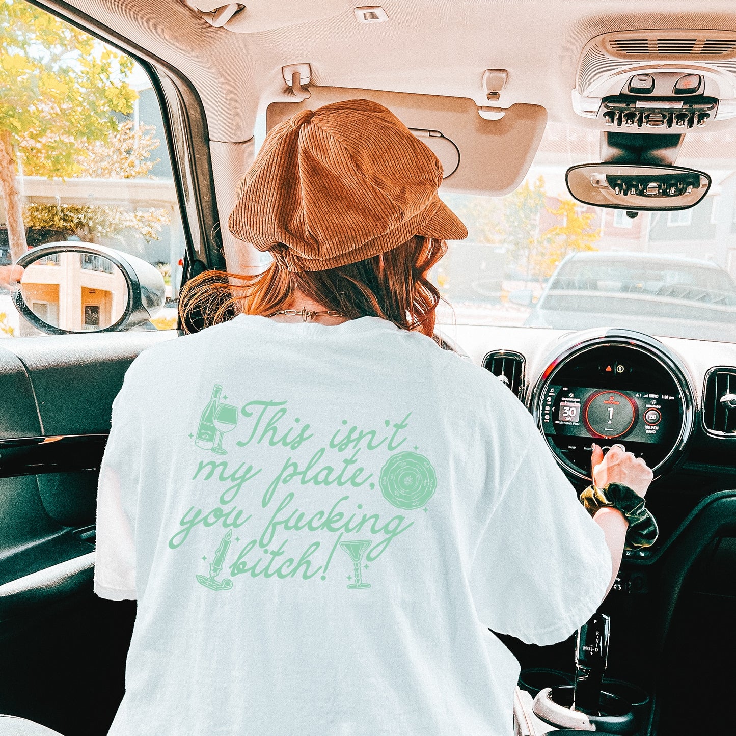 The Quiet Woman CC Tee | White