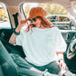 The Quiet Woman CC Tee | White