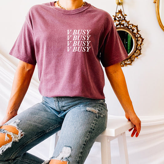 V Busy | Basic Bitch CC Tee