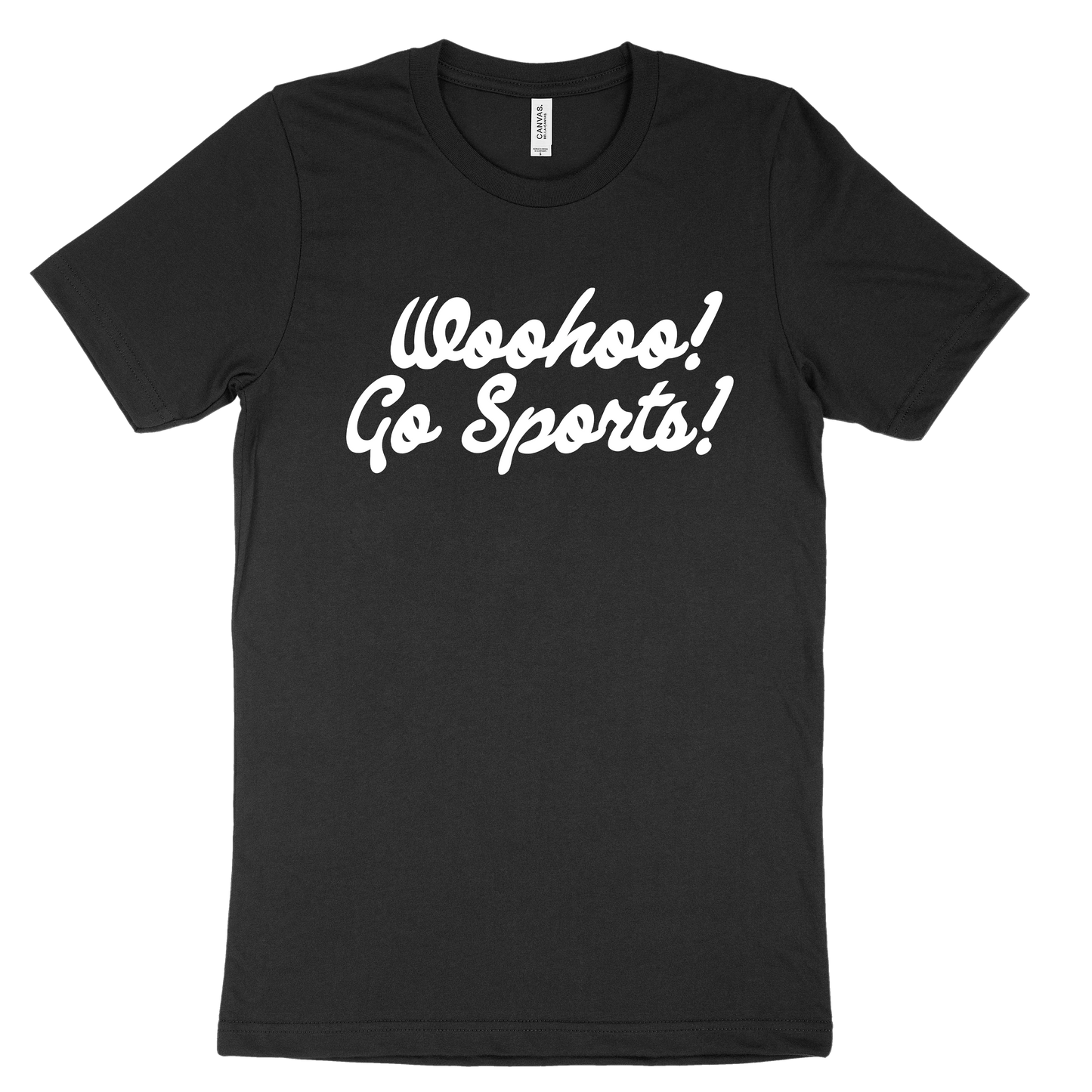 Woohoo! Go Sports! Tee - Black