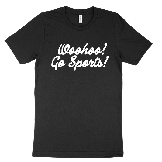 Woohoo! Go Sports! Tee - Black