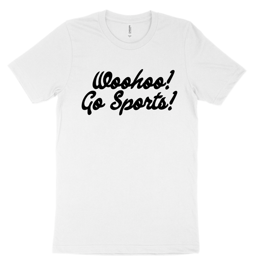 Woohoo! Go Sports! Tee - White