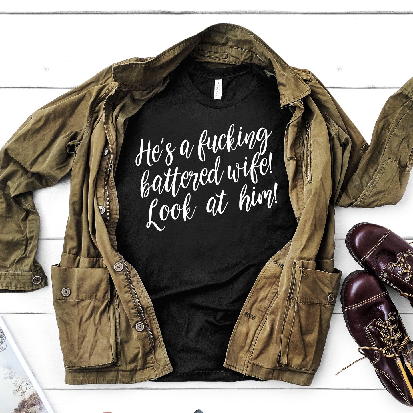 He's A F*cking Battered Wife! Look At Him! | VPR Tee