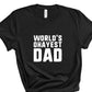 World's Okayest Dad | Unisex Short Sleeved Shirt | Multiple Color Options | Made To Order