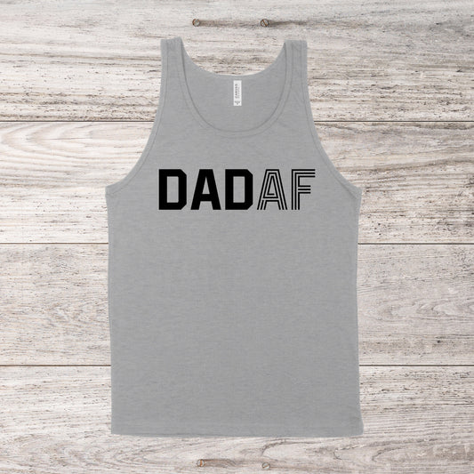 Dad AF | Unisex Tank Top | Multiple Color Options | Made To Order