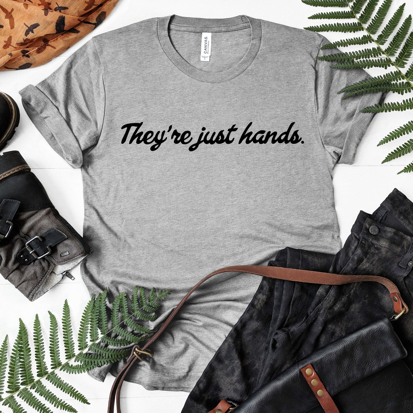 They're Just Hands | RHOD Quote | Unisex Short Sleeved Shirt | Multiple Color Options | Made To Order