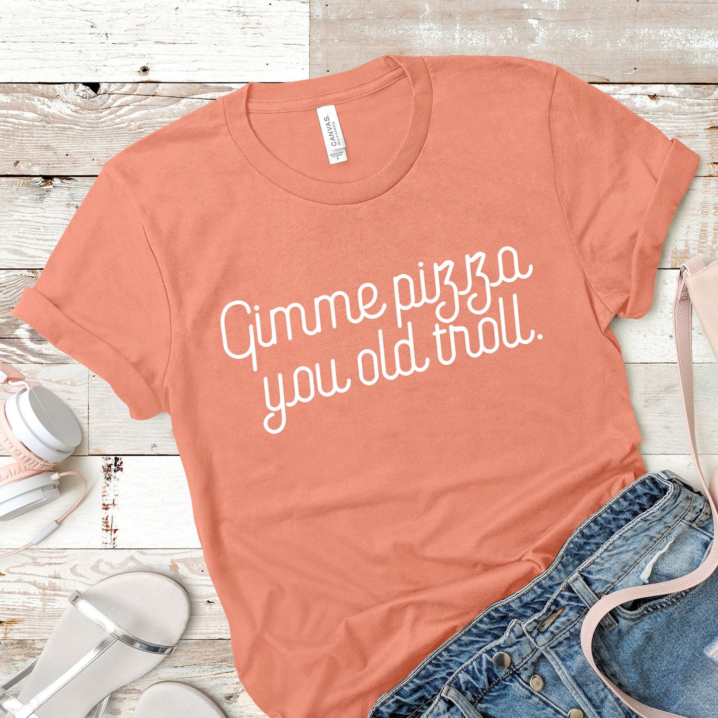 Gimme Pizza You Old Troll | RHONJ Tee