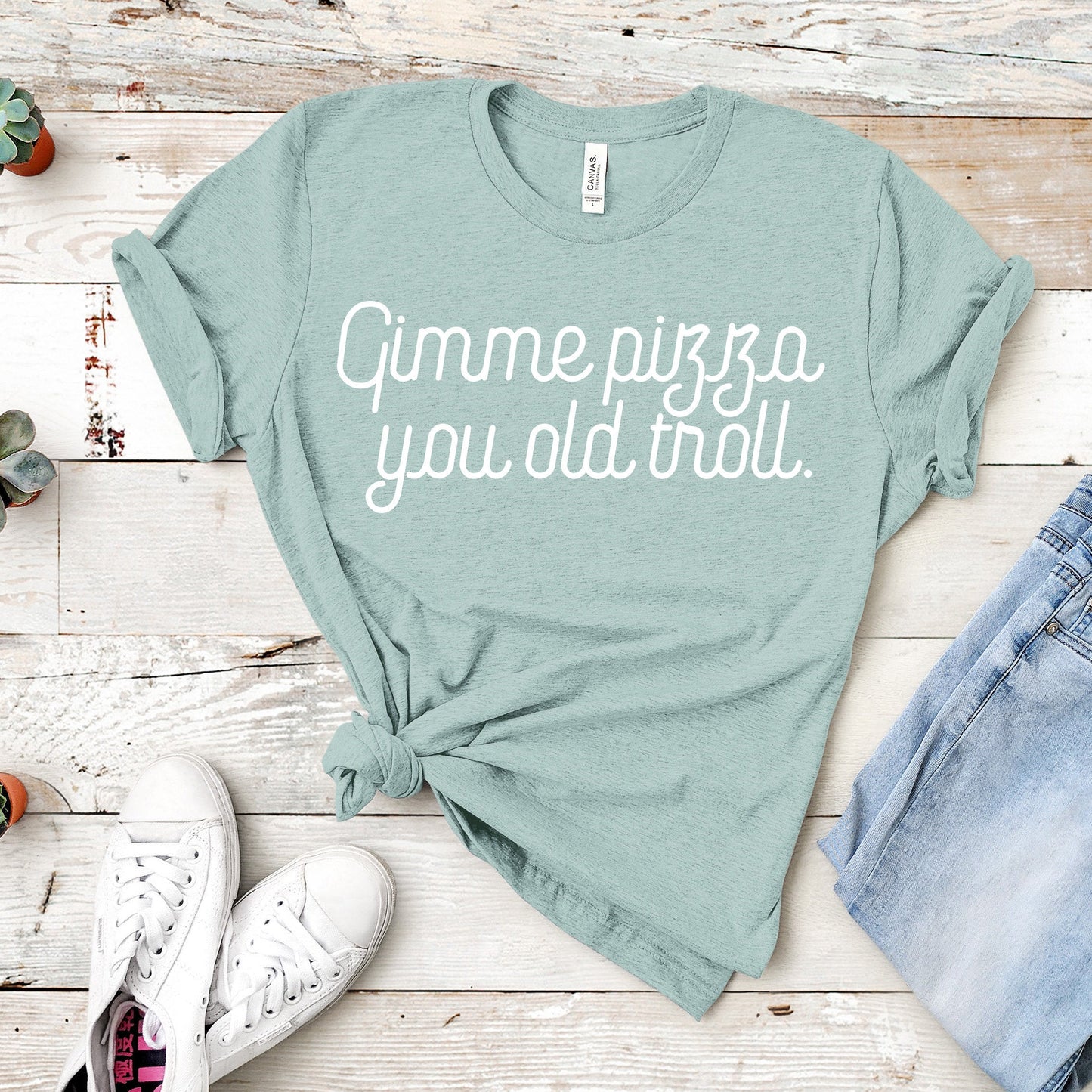 Gimme Pizza You Old Troll | RHONJ Tee