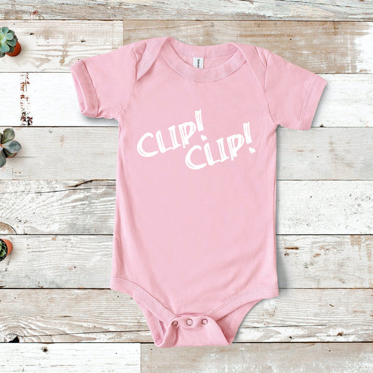 CLIP! CLIP! | RHONY Baby One Piece
